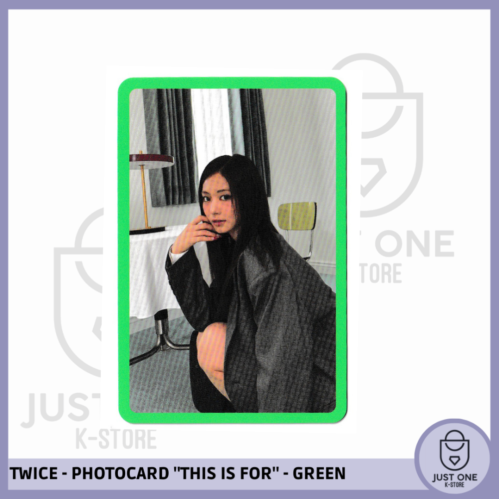 TWICE - PHOTOCARD THIS IS FOR (Green) (Tzuyu)