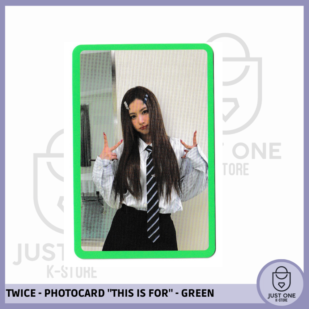 TWICE - PHOTOCARD THIS IS FOR (Green) (Sana)