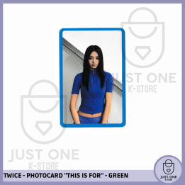 TWICE - PHOTOCARD THIS IS FOR (Blue) (Tzuyu)