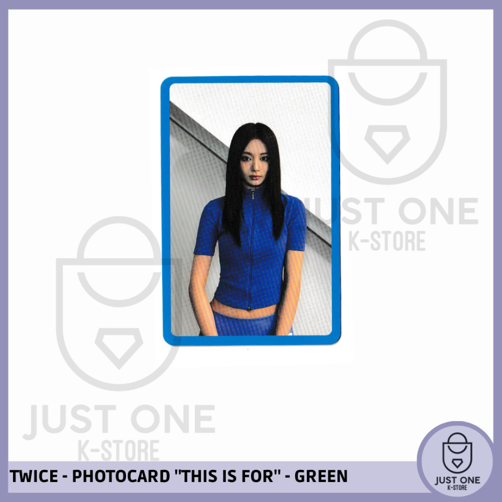 TWICE - PHOTOCARD THIS IS FOR (Blue) (Tzuyu)