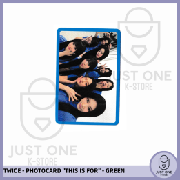 TWICE - PHOTOCARD THIS IS FOR (Blue) (Grupal)