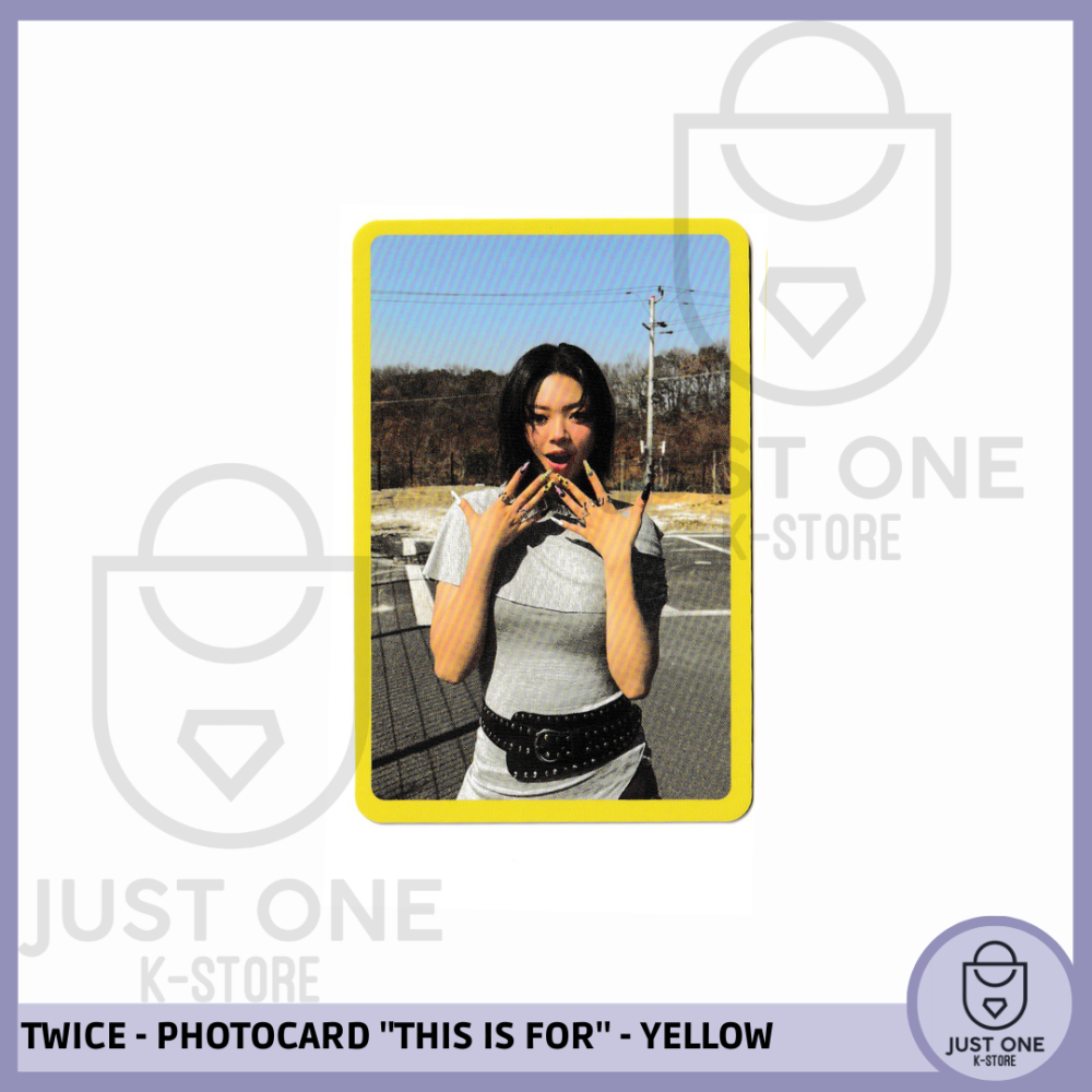 TWICE - PHOTOCARD THIS IS FOR (Yellow) (Jeongyeon)