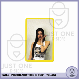 TWICE - PHOTOCARD THIS IS FOR (Yellow) (Sana)