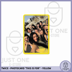 TWICE - PHOTOCARD THIS IS FOR (Yellow) (Grupal)