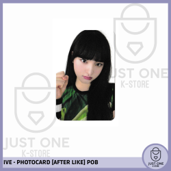 IVE - PHOTOCARD [AFTER LIKE] Music Korea POB (Liz)