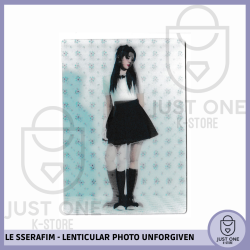 LE SSERAFIM - LENTICULAR PHOTO [UNFORGIVEN] Merch (Yunjin)