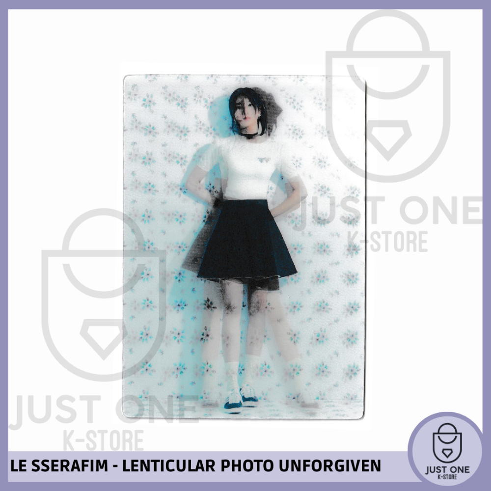 LE SSERAFIM - LENTICULAR PHOTO [UNFORGIVEN] Merch (Kazuha)