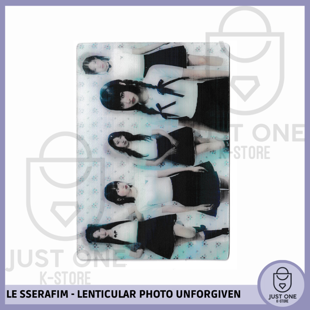 LE SSERAFIM - LENTICULAR PHOTO [UNFORGIVEN] Merch (Grupal)
