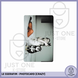 LE SSERAFIM - PHOTOCARD [CRAZY] OFFICIAL "MINI PHOTOCARD" (Sakura)