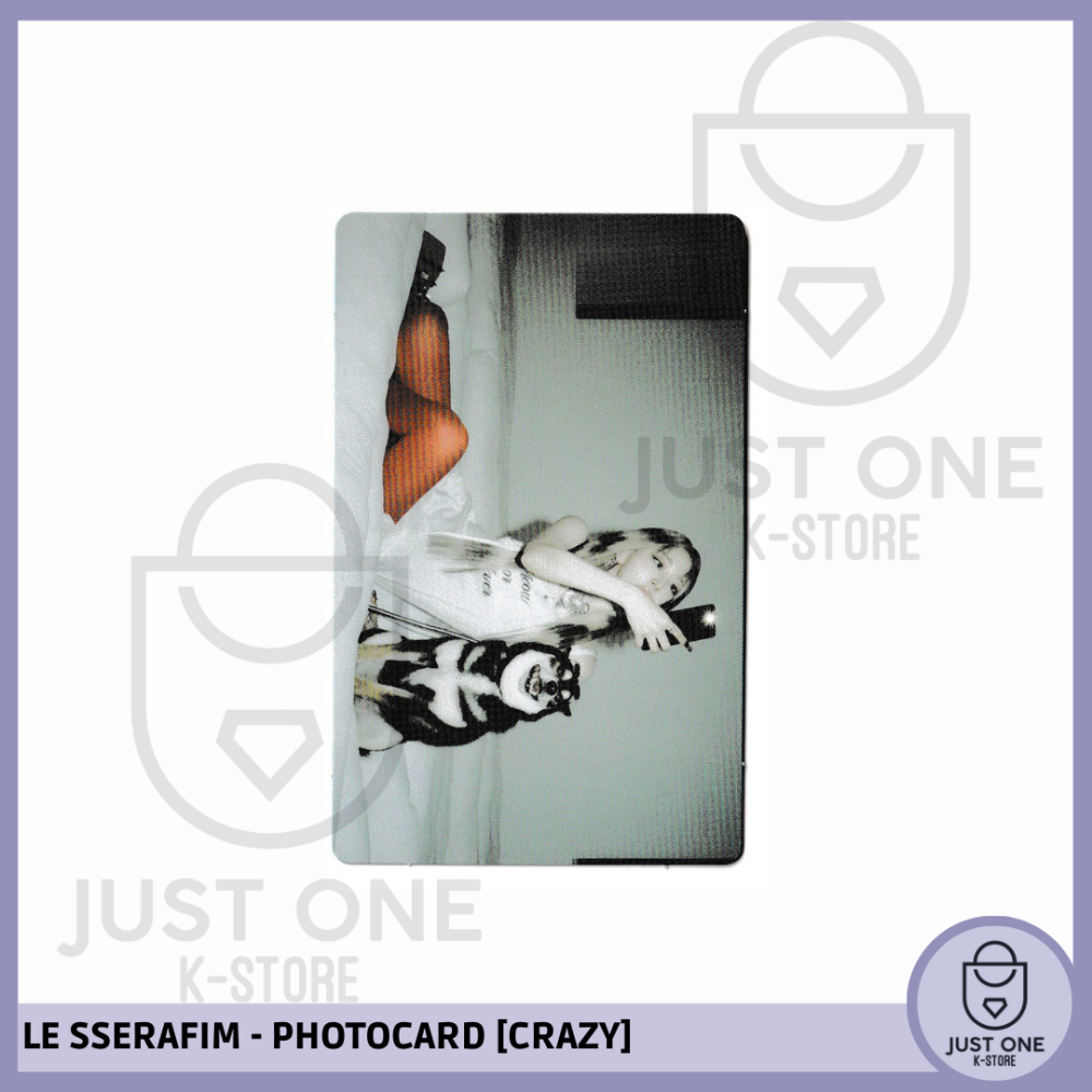 LE SSERAFIM - PHOTOCARD [CRAZY] OFFICIAL "MINI PHOTOCARD" (Sakura)
