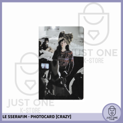 LE SSERAFIM - PHOTOCARD [CRAZY] OFFICIAL "MINI PHOTOCARD" (Kazuha)