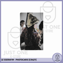 LE SSERAFIM - PHOTOCARD [CRAZY] OFFICIAL "MINI PHOTOCARD" (Kazuha)