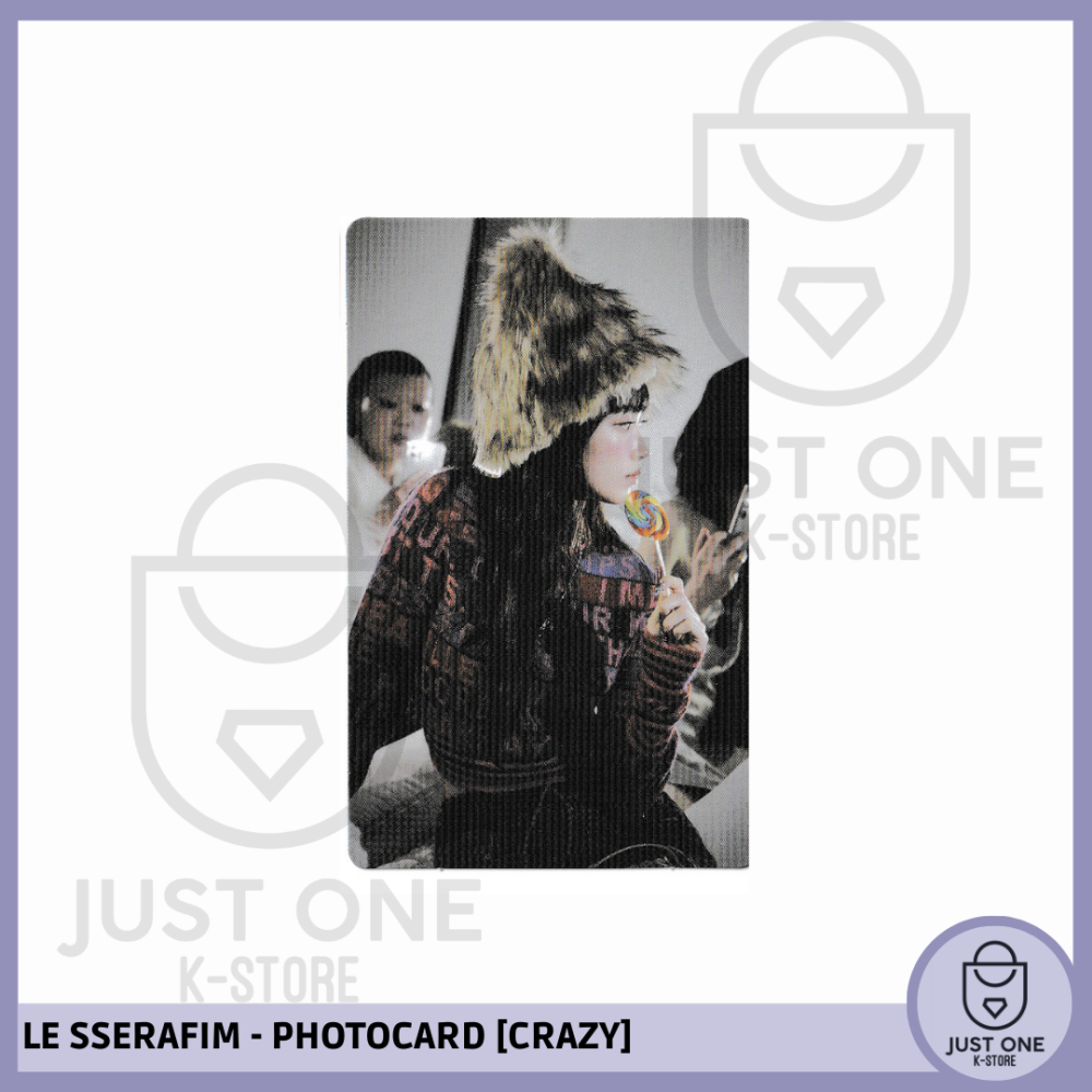 LE SSERAFIM - PHOTOCARD [CRAZY] OFFICIAL "MINI PHOTOCARD" (Kazuha)