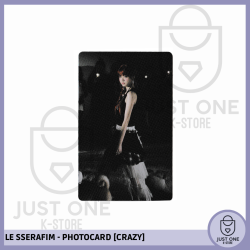 LE SSERAFIM - PHOTOCARD [CRAZY] OFFICIAL "MINI PHOTOCARD" (Eunchae)