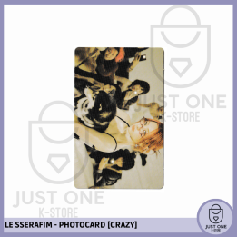 LE SSERAFIM - PHOTOCARD [CRAZY] OFFICIAL "MINI PHOTOCARD" (Huh Yunjin)