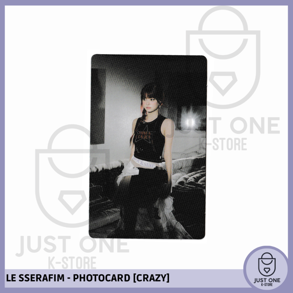 LE SSERAFIM - PHOTOCARD [CRAZY] OFFICIAL "MINI PHOTOCARD" (Eunchae)