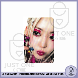 LE SSERAFIM - PHOTOCARD [CRAZY] Weverse Ver. A (Sakura)