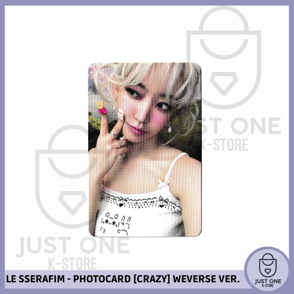 LE SSERAFIM - PHOTOCARD [CRAZY] Weverse Ver. B (Sakura)