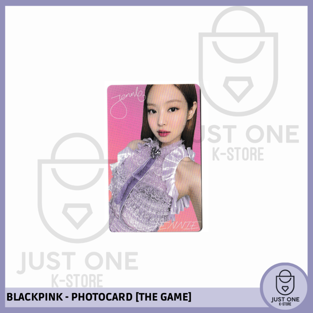 BLACKPINK - THE GAME OST "THE GIRLS" - PHOTOCARD -  JENNIE