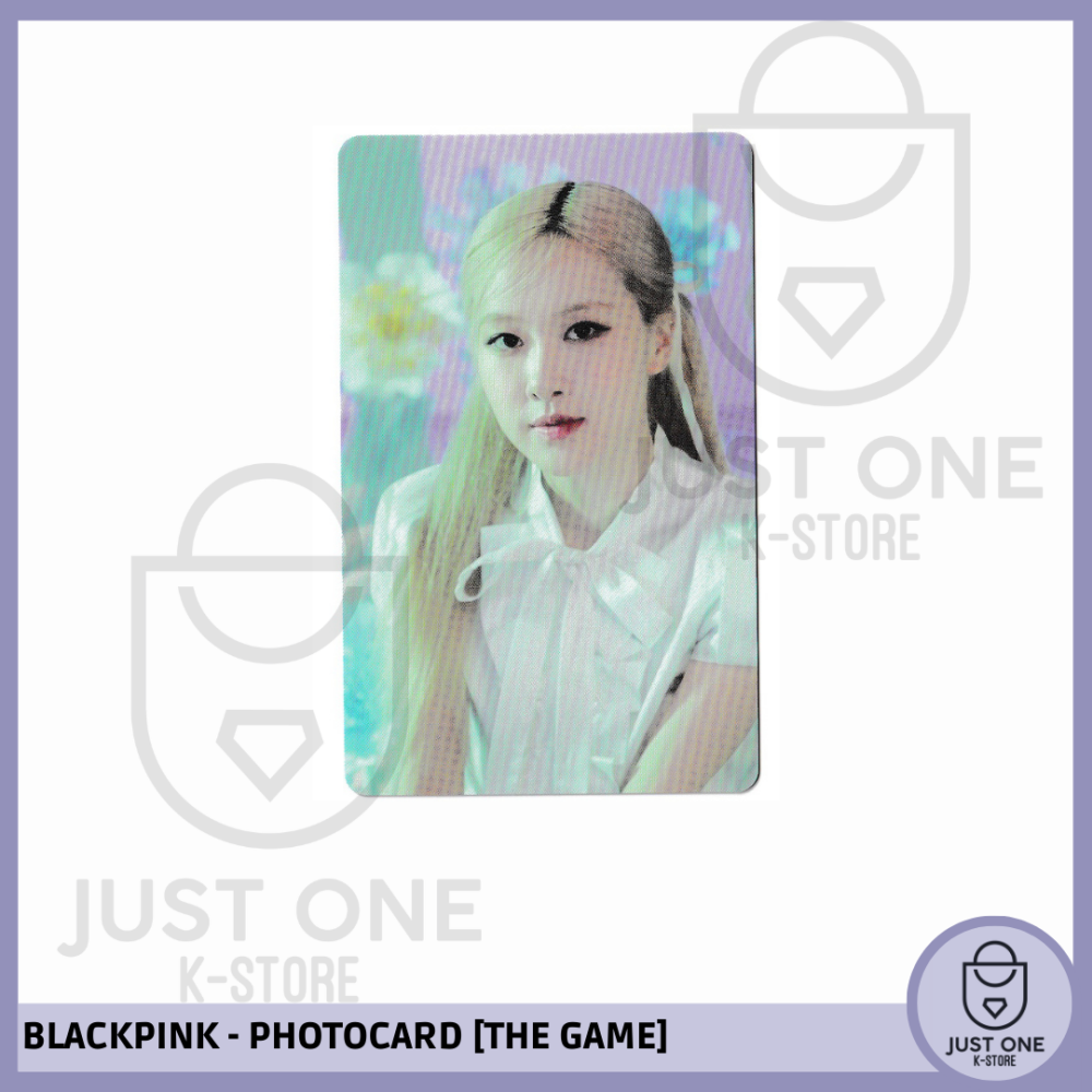 BLACKPINK - THE GAME OST "THE GIRLS" - PHOTOCARD -  ROSE