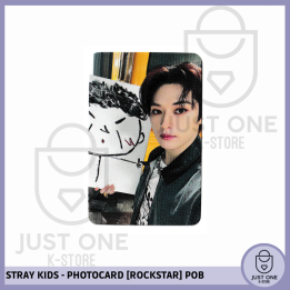 STRAY KIDS - PHOTOCARD [ROCKSTAR] POB Music Korea (Lee Know)