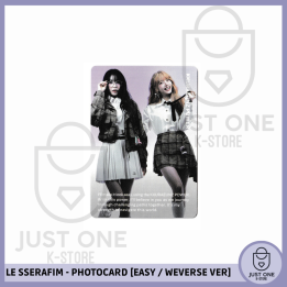LE SSERAFIM - PHOTOCARD [EASY / WEVERSE VER.] (Sakura & Eunchae) V3