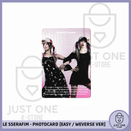 LE SSERAFIM - PHOTOCARD [EASY / WEVERSE VER.] (Yunjin & Chaewon) V4