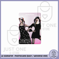 LE SSERAFIM - PHOTOCARD [EASY / WEVERSE VER.] (Yunjin & Chaewon) V4