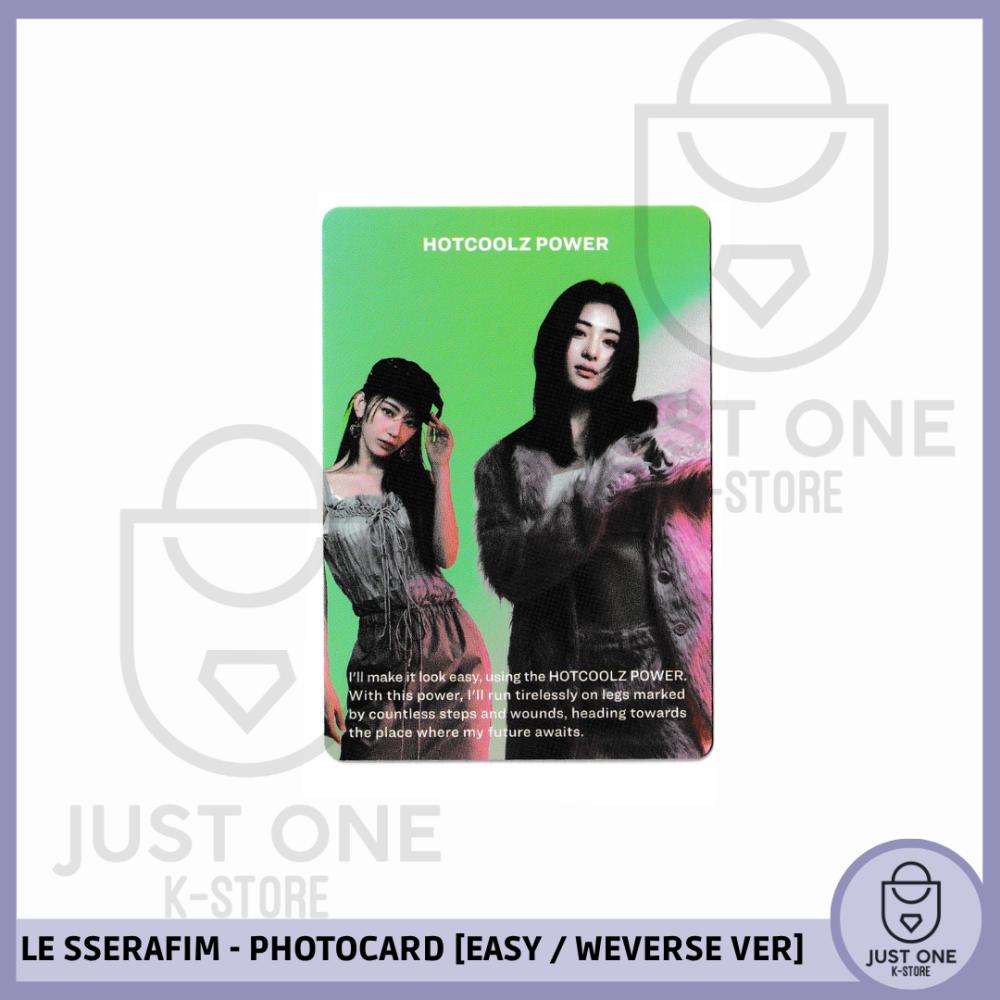 LE SSERAFIM - PHOTOCARD [EASY / WEVERSE VER.] (Sakura & Yunjin) V4