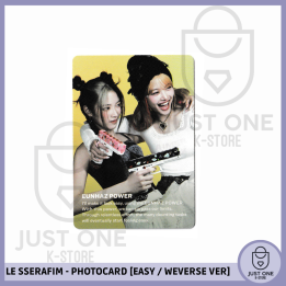 LE SSERAFIM - PHOTOCARD [EASY / WEVERSE VER.] (Kazuha & Eunchae) V3