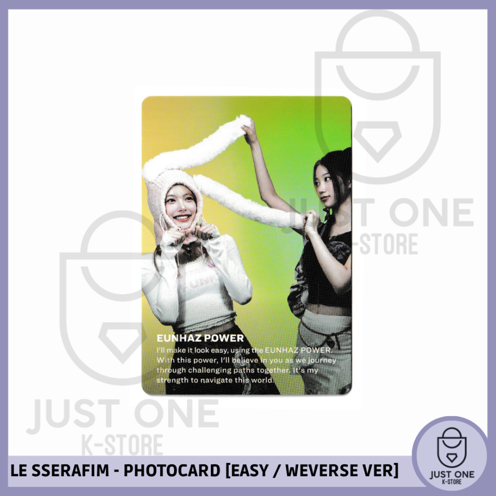 LE SSERAFIM - PHOTOCARD [EASY / WEVERSE VER.] (Kazuha & Eunchae) V2