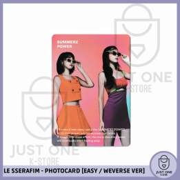 LE SSERAFIM - PHOTOCARD [EASY / WEVERSE VER.] (Chaewon & Kazuha) V2
