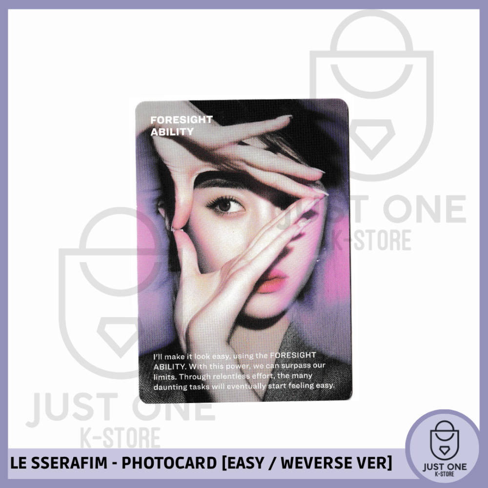 LE SSERAFIM - PHOTOCARD [EASY / WEVERSE VER.] (Yunjin)