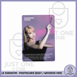 LE SSERAFIM - PHOTOCARD [EASY / WEVERSE VER.] (Eunchae)