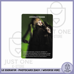 LE SSERAFIM - PHOTOCARD [EASY / WEVERSE VER.] (Eunchae) III