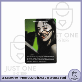 LE SSERAFIM - PHOTOCARD [EASY / WEVERSE VER.] (Yunjin) III