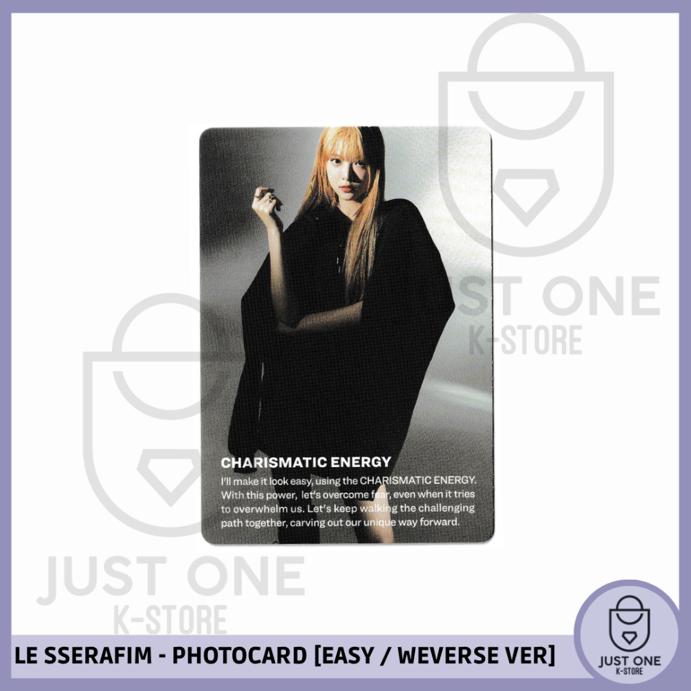 LE SSERAFIM - PHOTOCARD [EASY / WEVERSE VER.] (Eunchae) IV