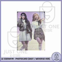 LE SSERAFIM - PHOTOCARD [EASY / WEVERSE VER.] (Sakura & Eunchae) V2