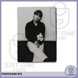 BTS - 2024 POP-UP MONOCHROME OFFICIAL PHOTO CARD - SUGA 1