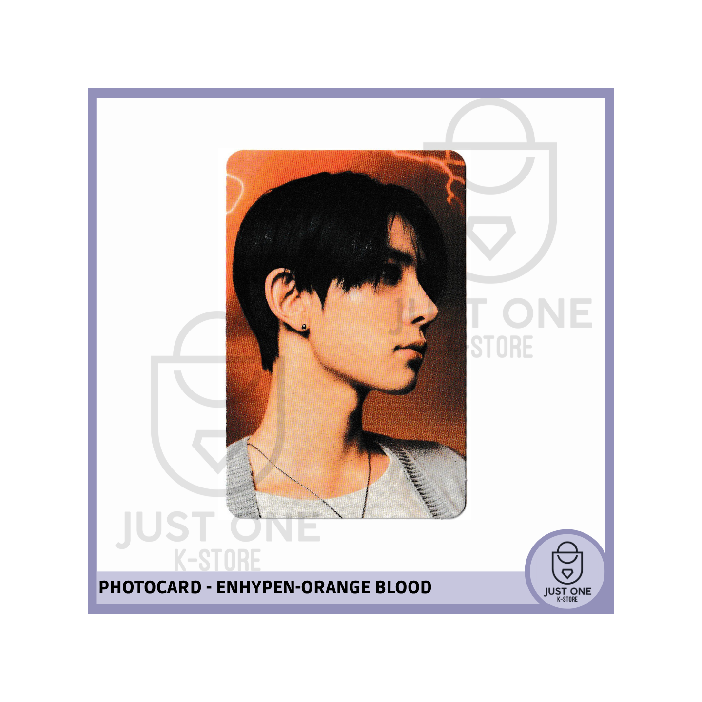 ENHYPEN - ORANGE BLOOD - PHOTOCARD - POB MUSIC KOREA -HEESEUNG