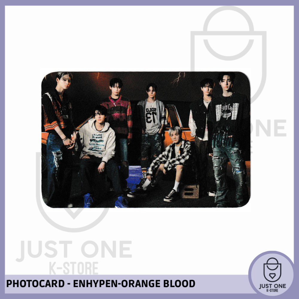 ENHYPEN - ORANGE BLOOD - PHOTOCARD - POB MUSIC KOREA - GRUPAL