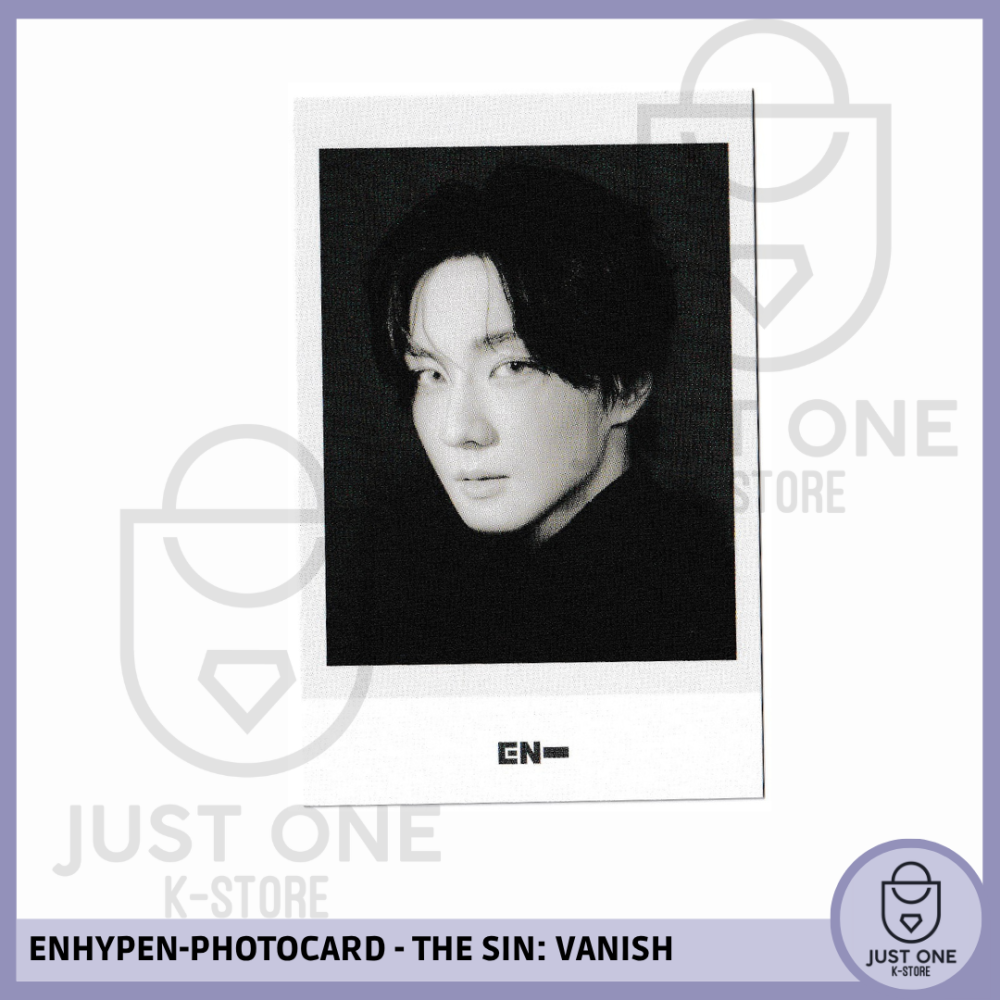 ENHYPEN - THE SIN:VANISH - POLAROID TYPE PHOTOCARD - POB MUSIC KOREA - JUNGWON