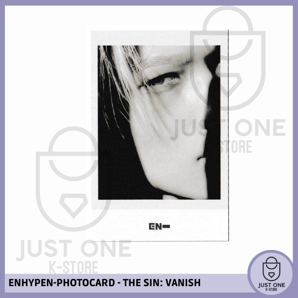 ENHYPEN - THE SIN:VANISH - POLAROID TYPE PHOTOCARD - POB MUSIC KOREA - NIKI