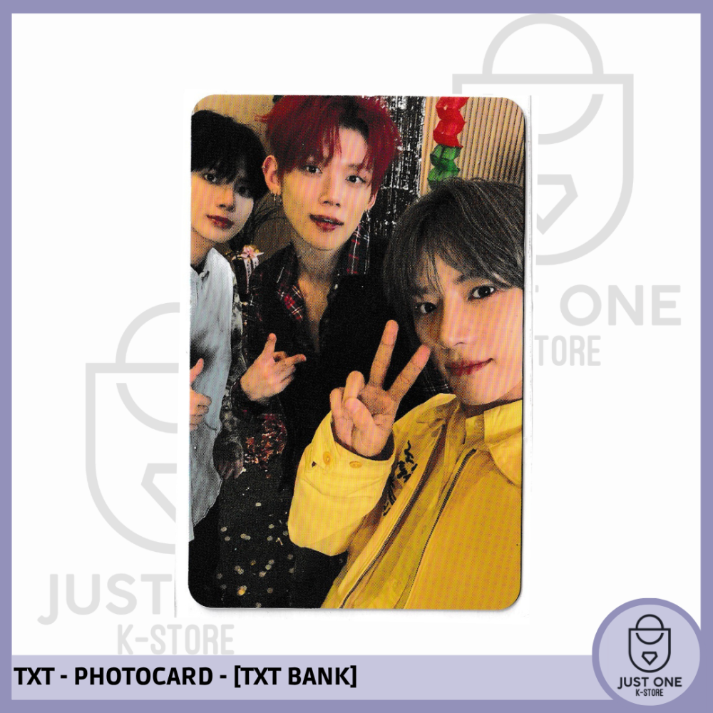 TXT - PHOTOCARD - TXT BANK - TAEHYUN, YEONJUN, BEOMGYU