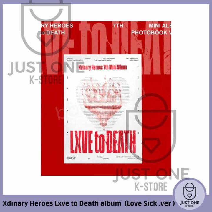 Xdinary Heroes Lxve to Death album  (Love Sick .ver )