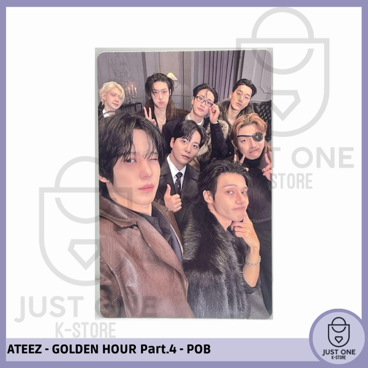 ATEEZ - PHOTOCARD GOLDEN HOUR PART.4 - TOKTOQ POB (GRUPAL)