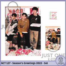 NCT 127 - Season’s Greetings 2022 Johnny, Taeyong, Mark - Set (Mini Poster; Post; Sticker)
