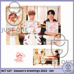 NCT 127 - Season’s Greetings 2022 Haechan, Yuta, Jaehyun - Set (Mini Poster; Post; Sticker)