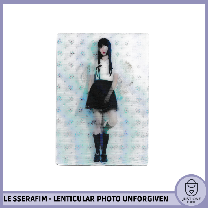 LE SSERAFIM - LENTICULAR PHOTO [UNFORGIVEN] Merch (eun Chae)