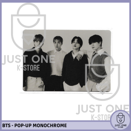 BTS - 2024 POP-UP MONOCHROME OFFICIAL PHOTO CARD - J-HOPE, SUGA, JIMIN, JUNGKOOK